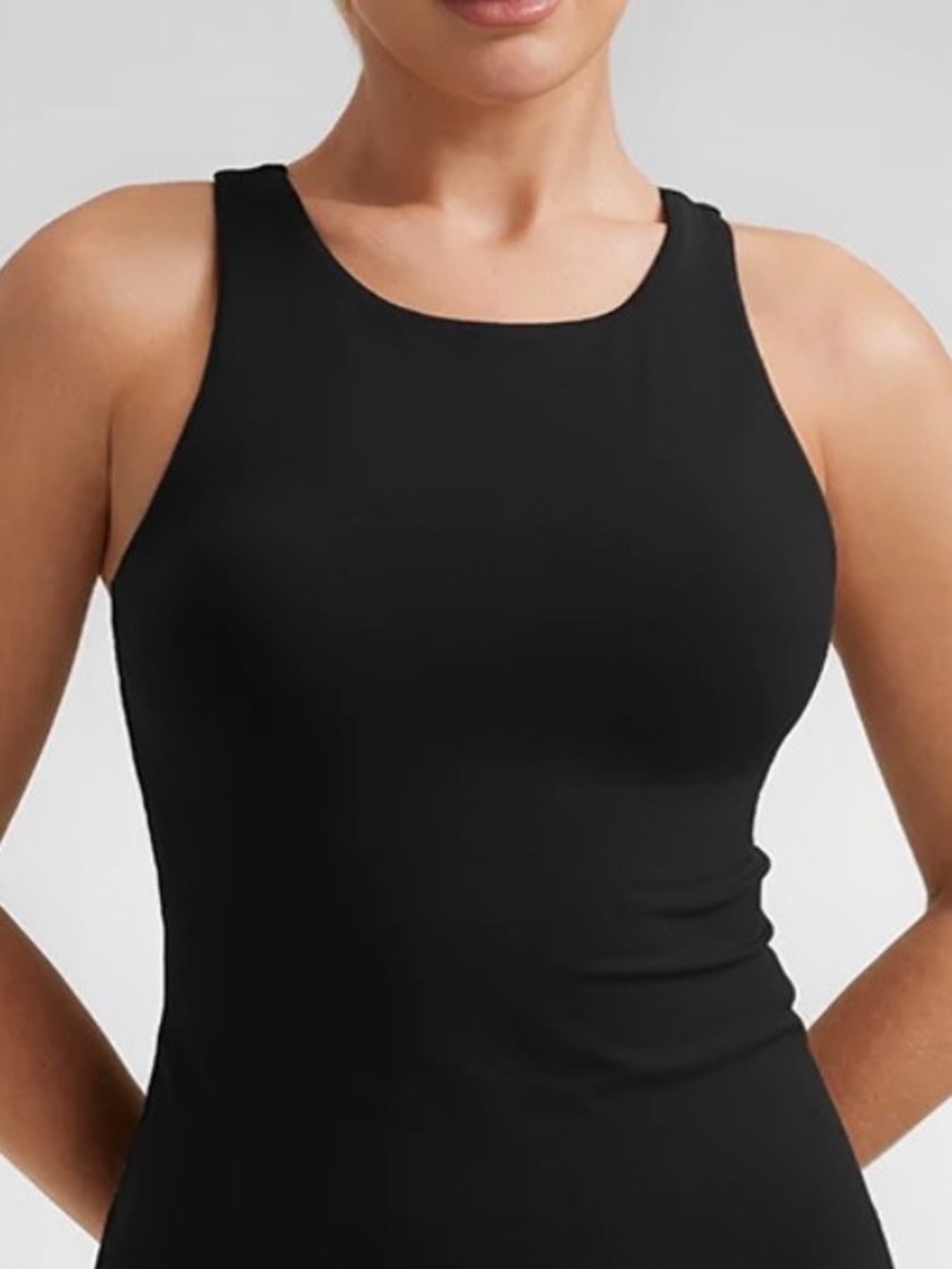 Marika Black Racerback Tank